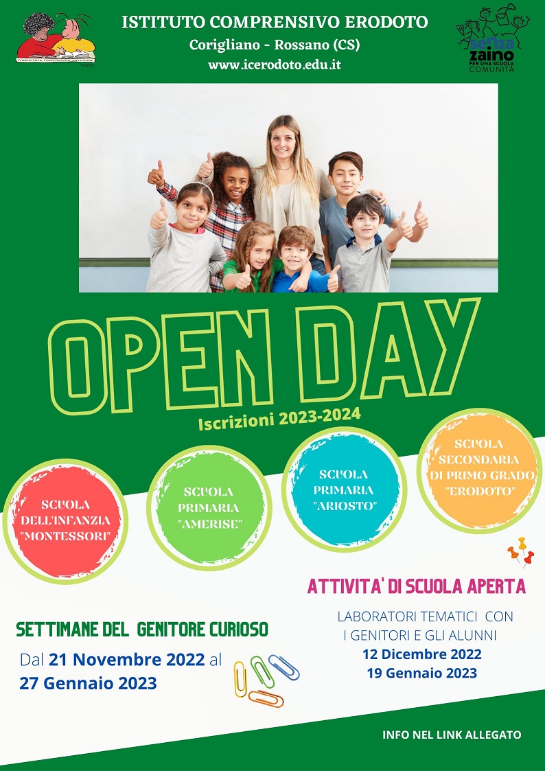locandina open day